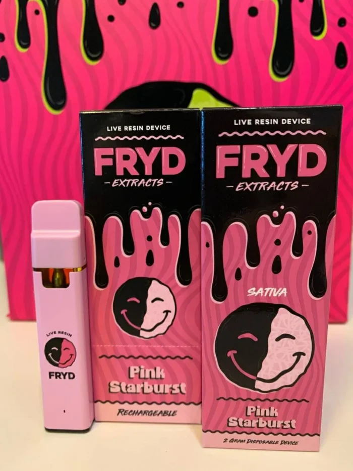 pink starburst fryd disposable