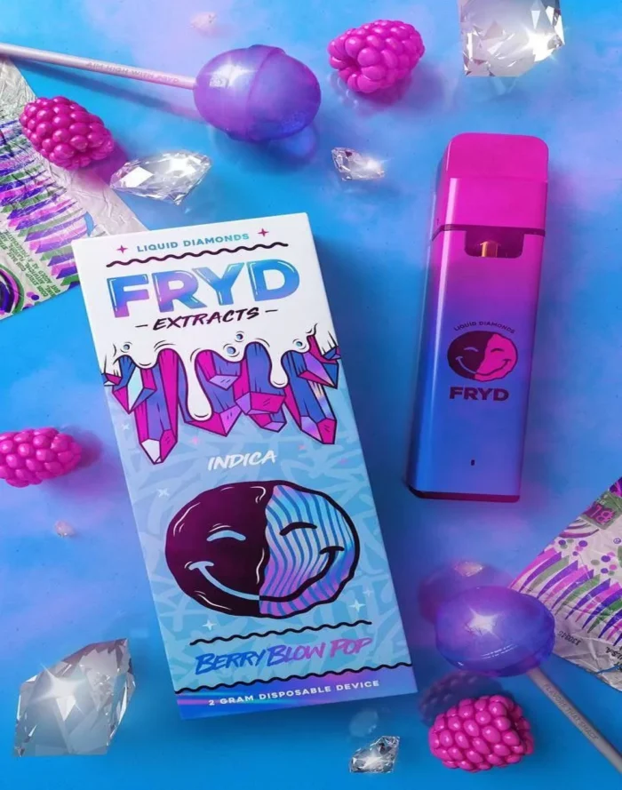 berry blow pop fryd disposable 